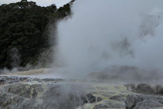 2-Day Hobbiton, Rotorua, Waitomo Caves Tour from Auckland with Accommodation - Mitai Māori Village and the hangi dinner