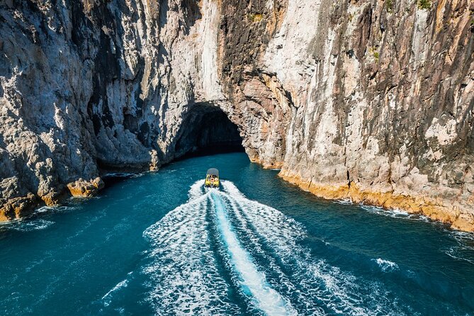 2 Hour Cathedral Cove and Volcanic Coast Cruise with Shade Canopy - Leaving Whitianga Wharf