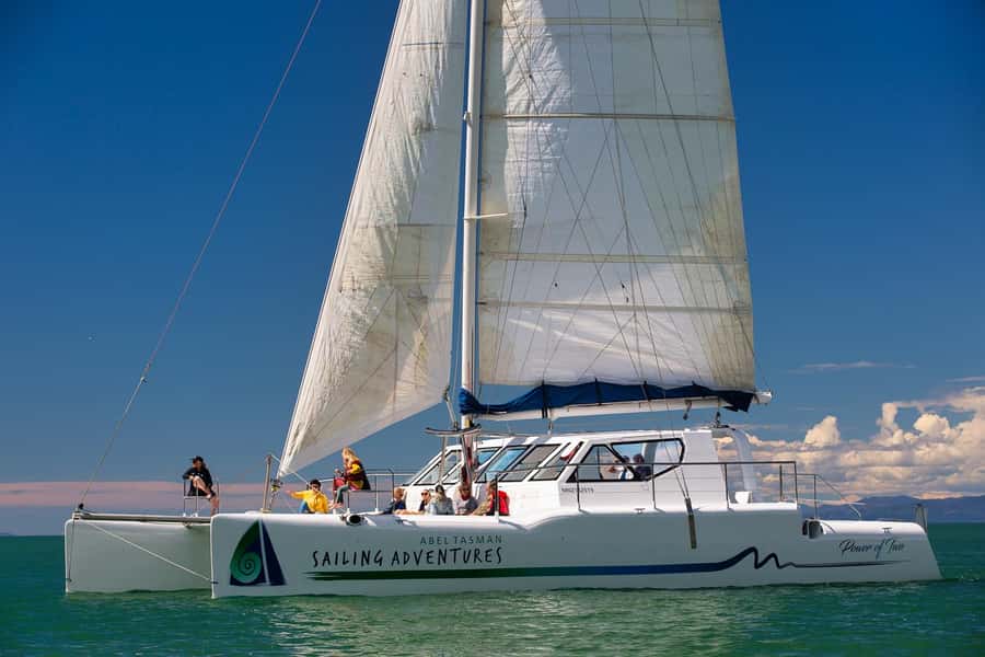 Abel Tasman National Park: Cruise, Walk & Sailing Tour - Te Pukatea Bay and time for a swim
