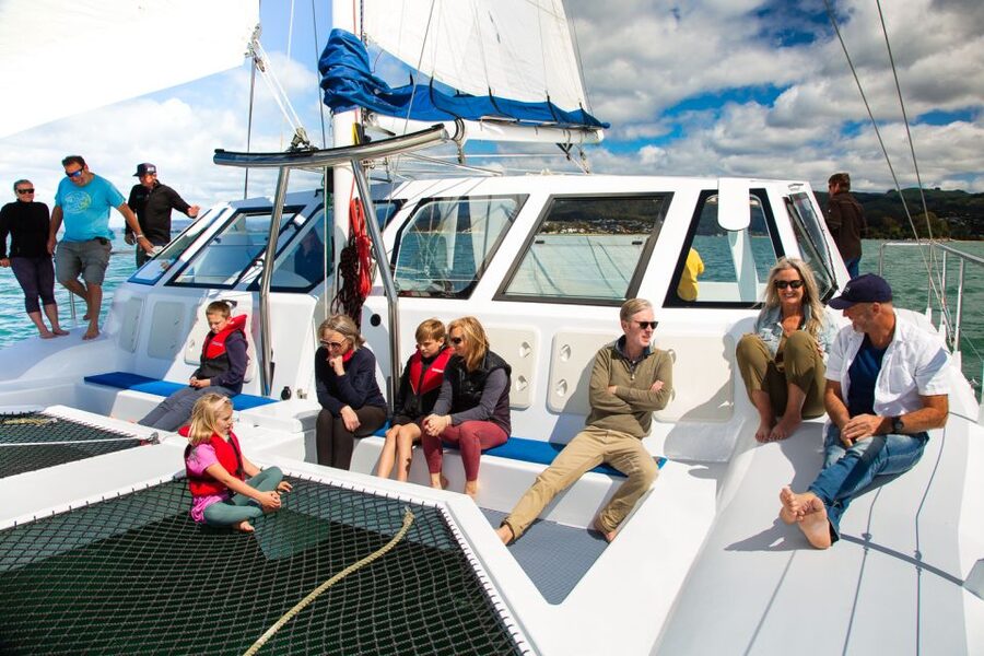 Abel Tasman National Park: Day Sailing Adventure with Lunch - What the sailing feels like in changing weather