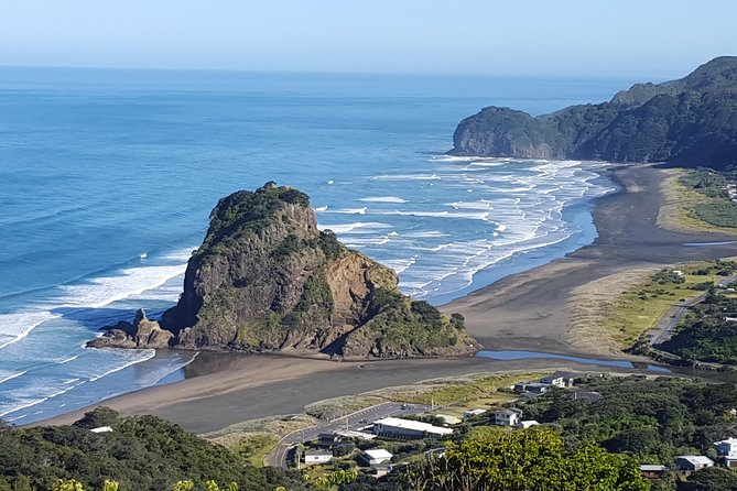 Afternoon Piha Beach and Rainforest Tour from Auckland - Arataki Centre: Māori carvings and two-ocean views