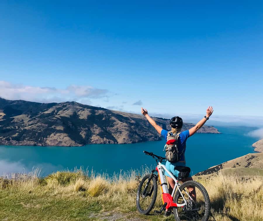 Akaroa: Guided Electric Mountain Bike Tour-Lava Loop - Starting beside Akaroa’s main street