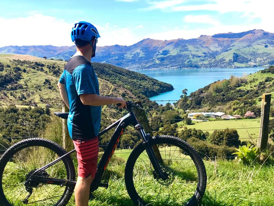 Akaroa: Guided Electric Mountain Bike Tour-Lava Loop - Completing the Lava Loop