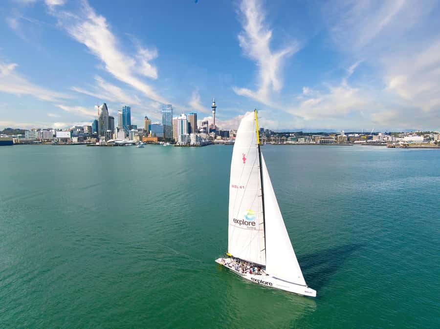 America’s Cup 2-Hour Sailing Experience Waitemata Harbour - Auckland views from Waitemata Harbour