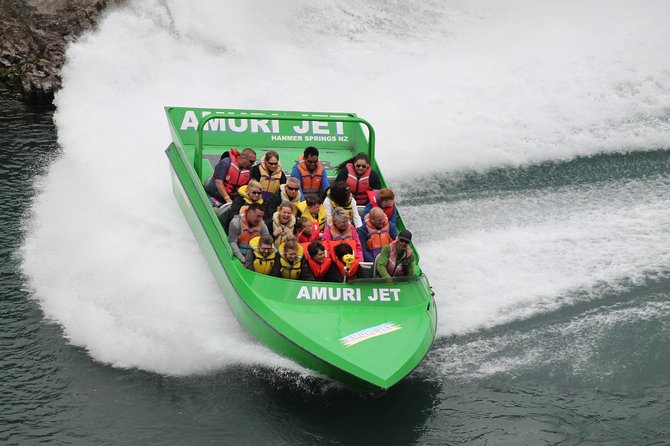 Amuri Adventure Jet Boating in Hanmer Springs - A fast start on the Wairau River