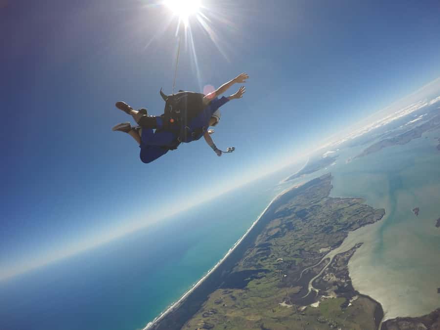 Auckland: 13000, 16000, or 18000-Foot Tandem Skydive - The moment the aircraft door opens