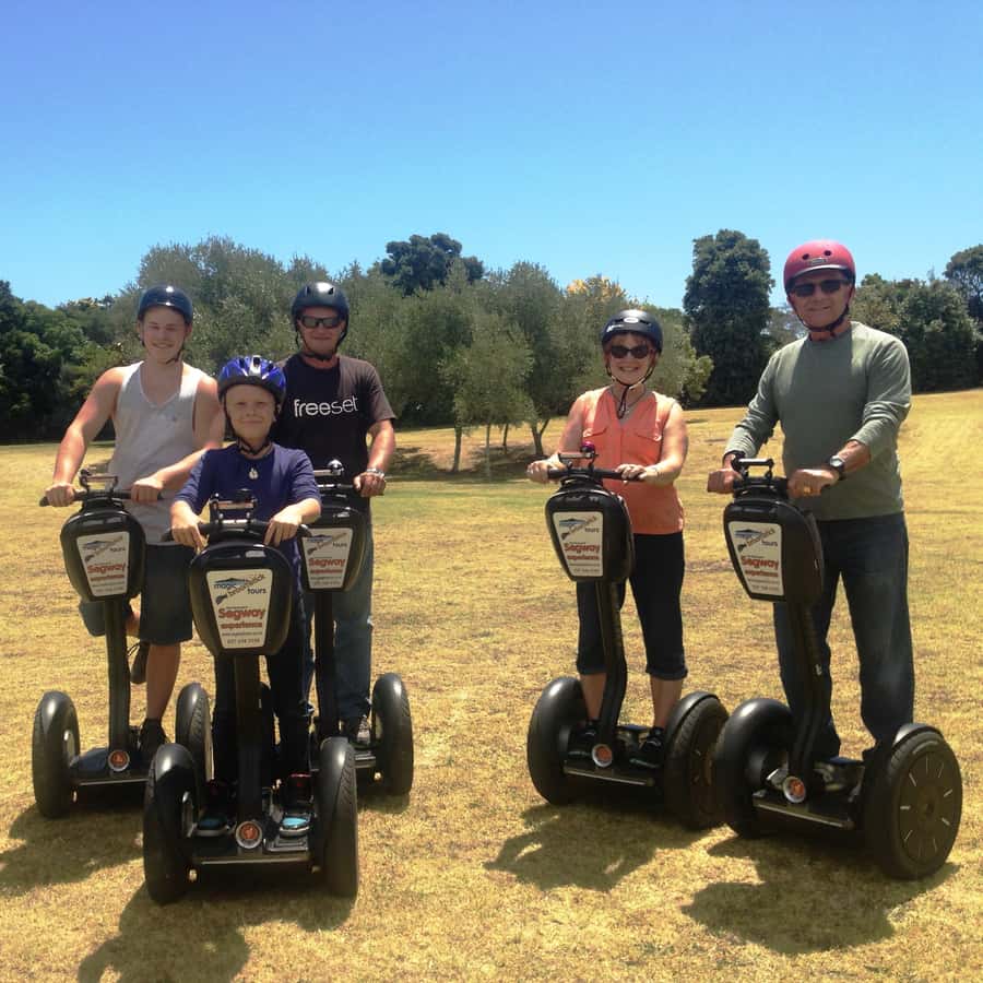 Auckland: Devonport Waterfront Segway - The slalom course builds real confidence