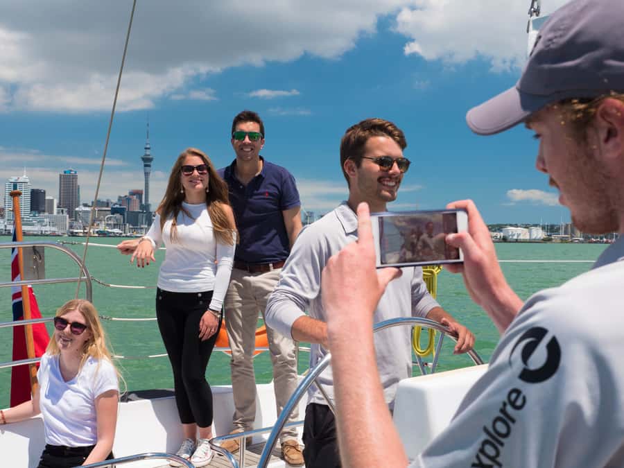 Auckland Harbour 1.5-Hour Sailing Cruise - What the crew adds to the trip