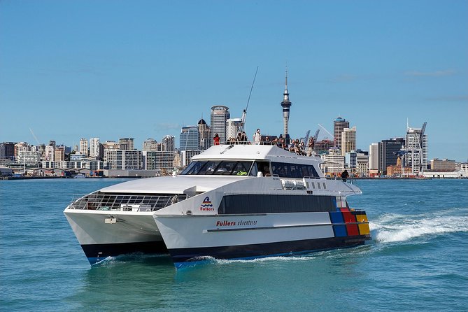 Auckland Harbour Cruise - Passing under the Auckland Harbour Bridge