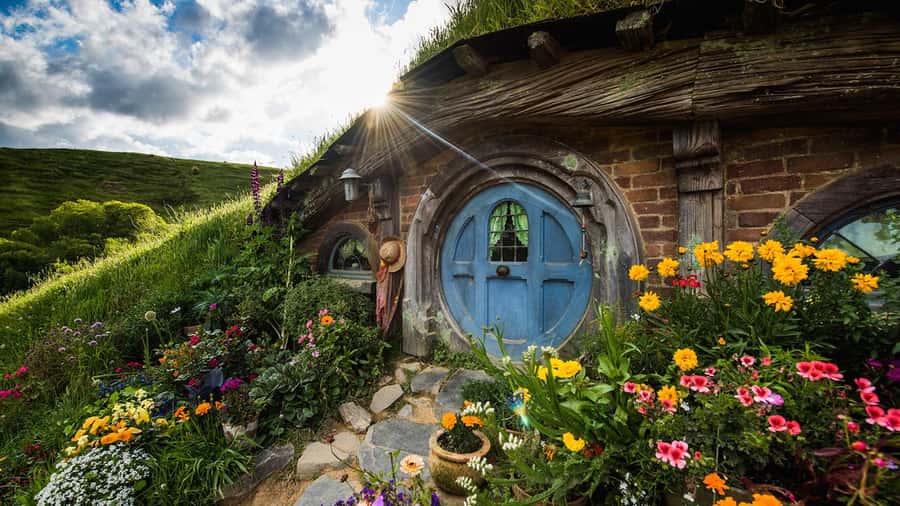 Auckland: Hobbiton, Rotorua and Wai-O-Tapu Day Tour - Entering Hobbiton after the farm road