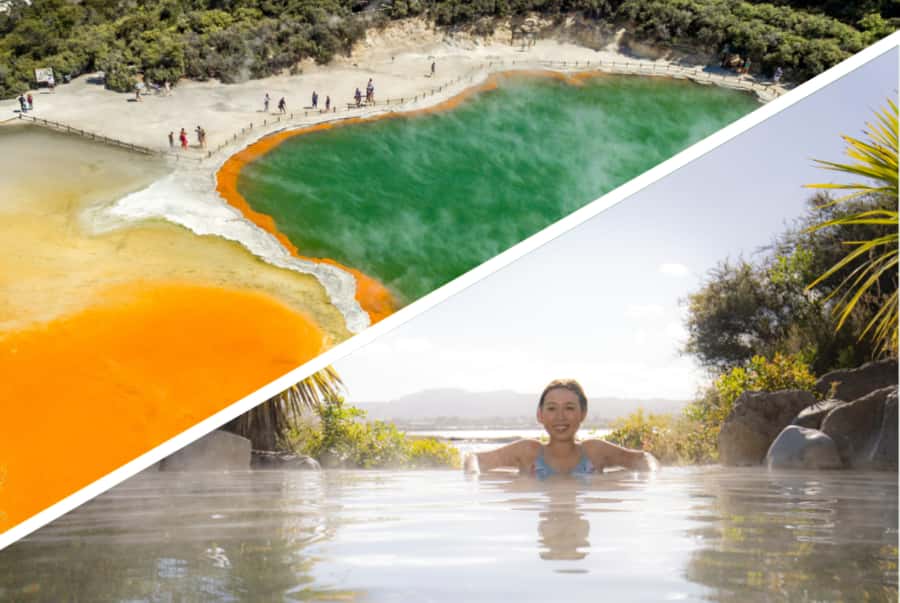 Auckland: Rotorua Highlights inc Wai-O-Tapu & Polynesian Spa - The Waikato road south from Auckland