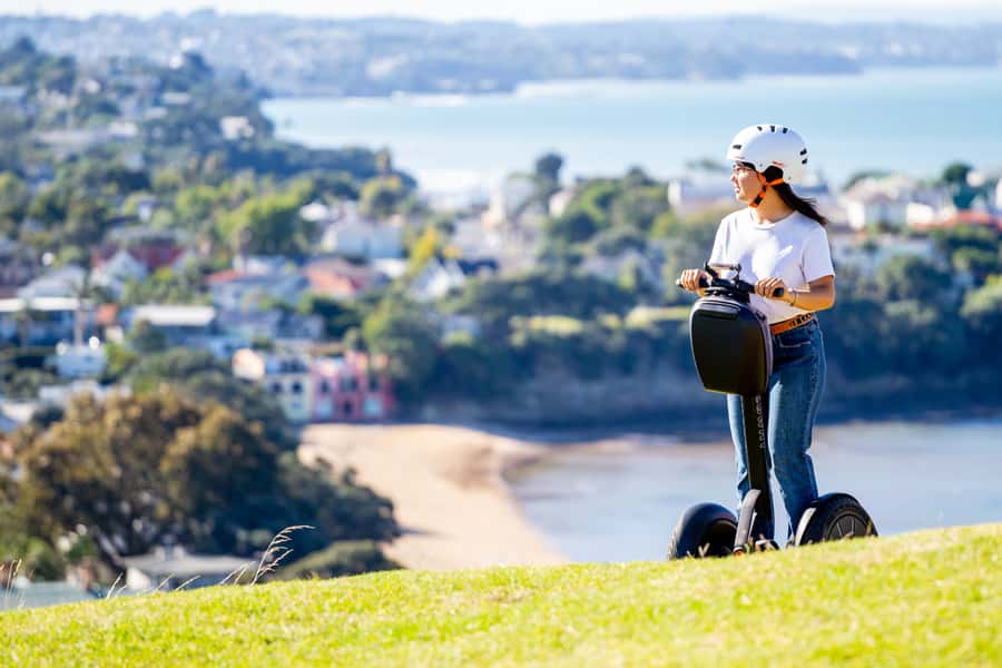 Auckland: Segway to North Head Volcano Summit - Riding past Devonport’s old homes and shore