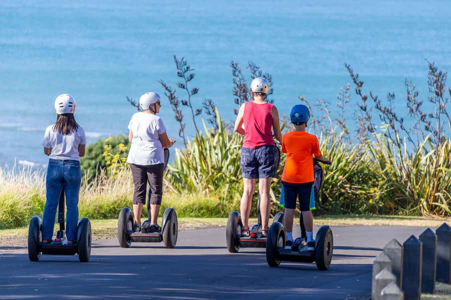 Auckland: Segway to North Head Volcano Summit - Climbing the volcanic summit for the big view