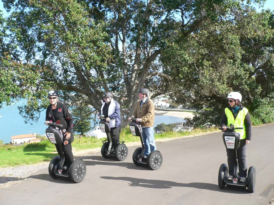 Auckland: Segway to North Head Volcano Summit - Returning through village streets and parks