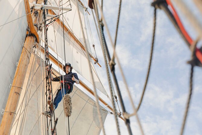 Bay of Islands Tall Ship Sailing on R. Tucker Thompson Including BBQ Lunch - Hands-on sailing, with room to do nothing