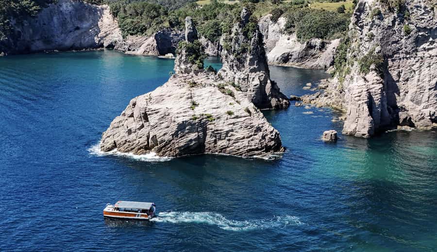 Cathedral Cove Coast and Cave Tour - Cathedral Cove from the water