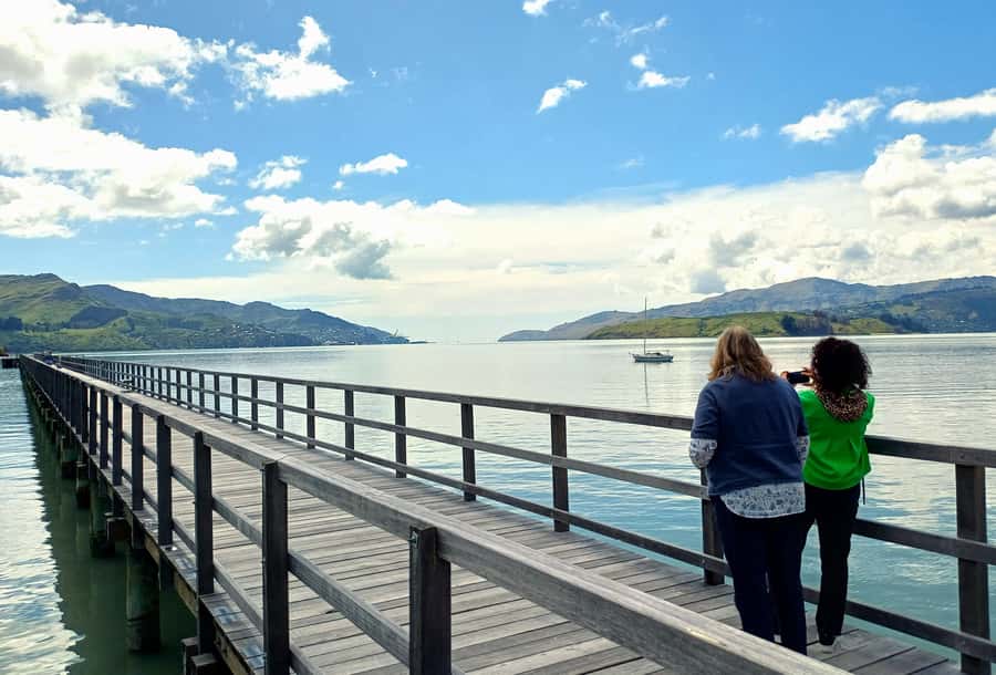 Christchurch: 1/2-Day Scenic Highlights Small Group Tour - Evans Pass and the working harbour below