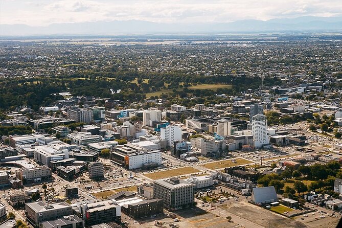 Christchurch City Scenic flight - The return over the Port Hills