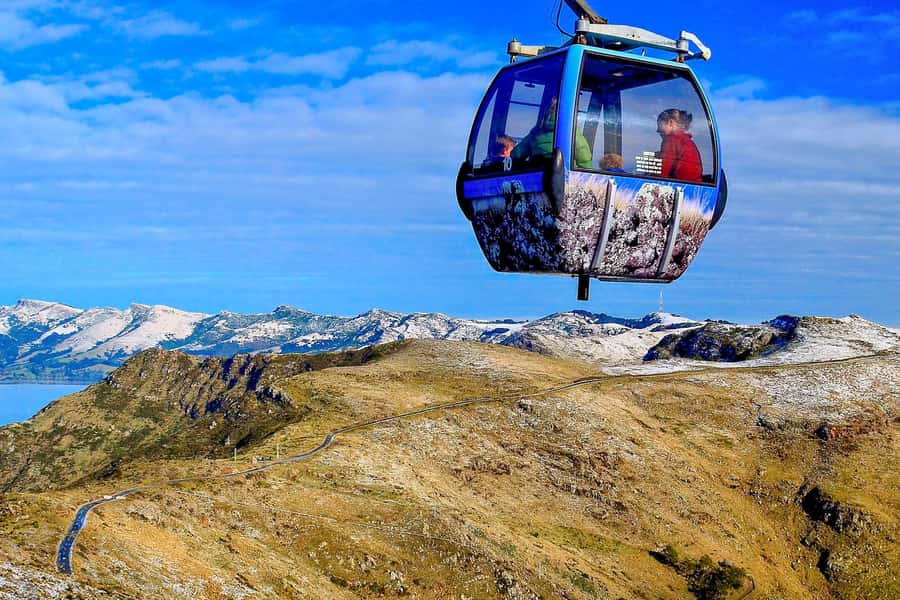 Christchurch: Gondola Ride - Red Rock Café and the summit break