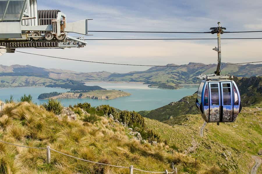 Christchurch: Gondola Ride - The summit at 445 meters