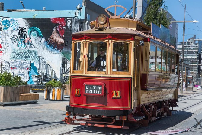 Christchurch Hop-On Hop-Off Tram - Avon River, Riverside Market, and Re:START Mall