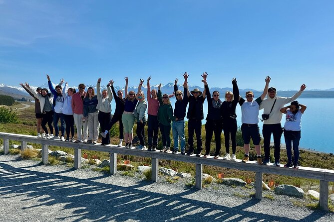 Christchurch to Mt Cook via Lake Tekapo One Way Small Group Tour - Lake Pukaki and the road toward the mountains