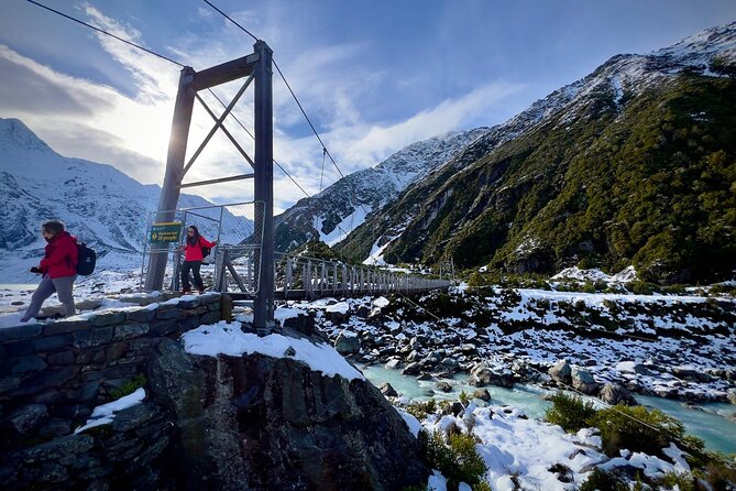 Christchurch to Mt Cook via Lake Tekapo One Way Small Group Tour - Arriving at Aoraki Mt Cook National Park