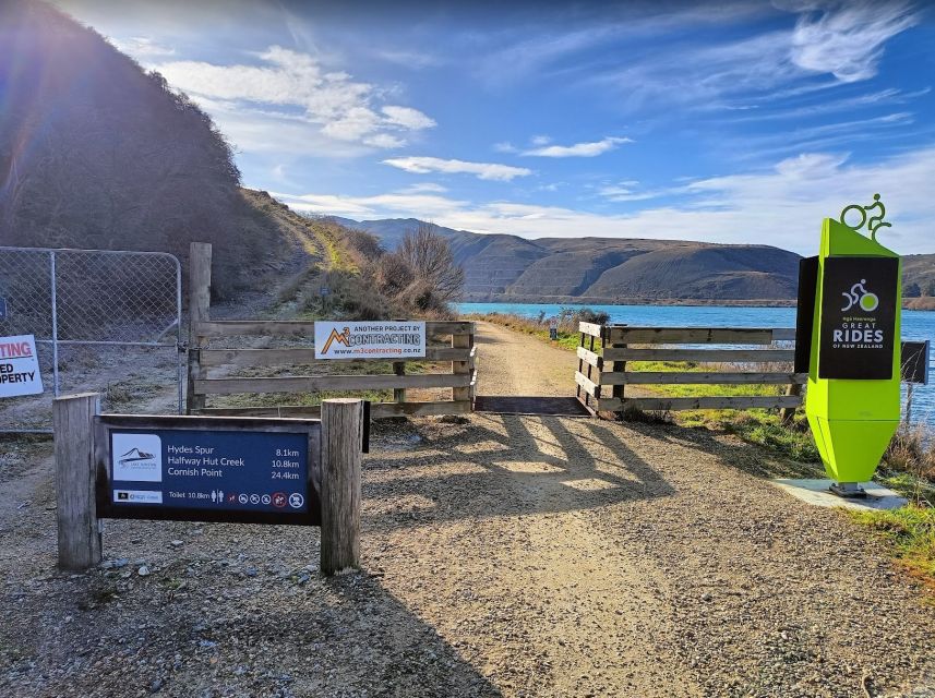 Cromwell: Lake Dunstan Trail Bike Rental and Luxury Shuttle - Reaching Clyde and arranging your own finish