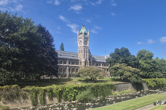 Dunedin City - Settlers & Voyages Tour - Leaving the Octagon through central Dunedin