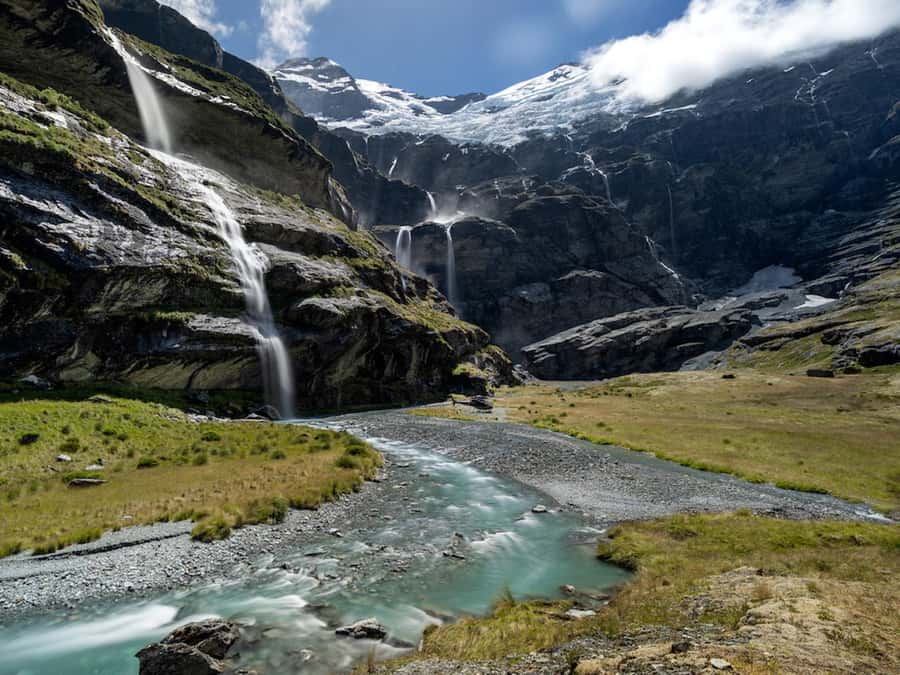 Earnslaw Burn Glacier & Waterfalls | 45 mins from Glenorchy - The return to Glenorchy