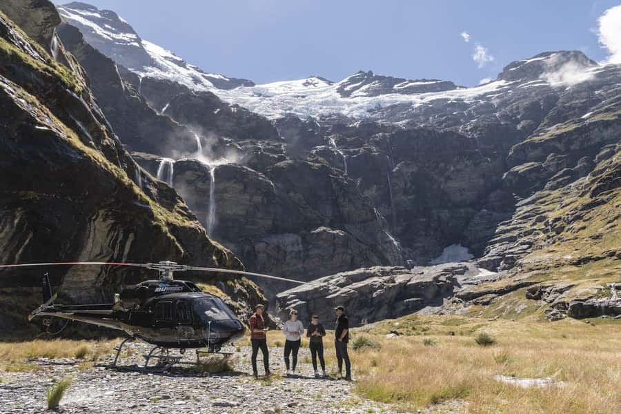 Earnslaw Burn Glacier & Waterfalls | 75min from Queenstown - From Queenstown over Moonlight Saddle and Skippers Canyon