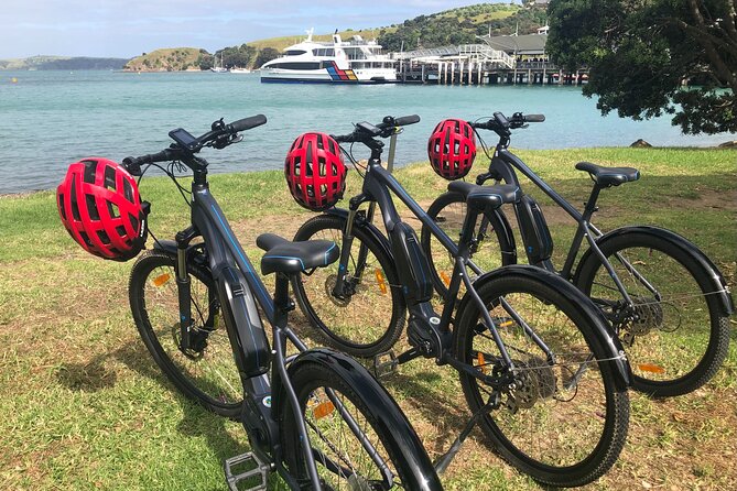 eRide Waiheke 5 bays ride - Gelato, lunch, and weather plans