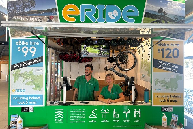 eRide Waiheke 5 bays ride - Beaches, bays, and a summer swim