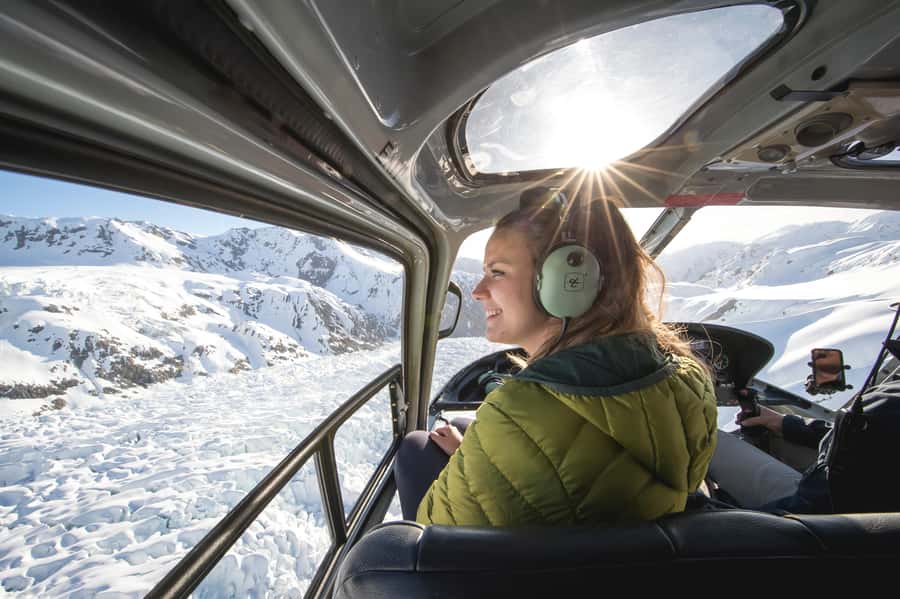 Fox Glacier: Scenic Helicopter Flight with Snow Landing - The Small-Group Setup and Pilot Commentary