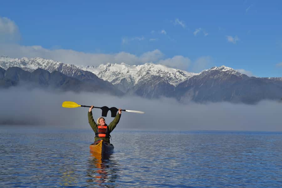 Franz Josef: 3-Hour Kayak Tour on Lake Mapourika - Getting fitted for a West Coast paddle