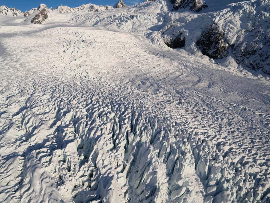 Franz Josef: 30-min Flight Franz Josef & Tasman Glaciers - From Franz Josef Heliport to Franz Josef Glacier