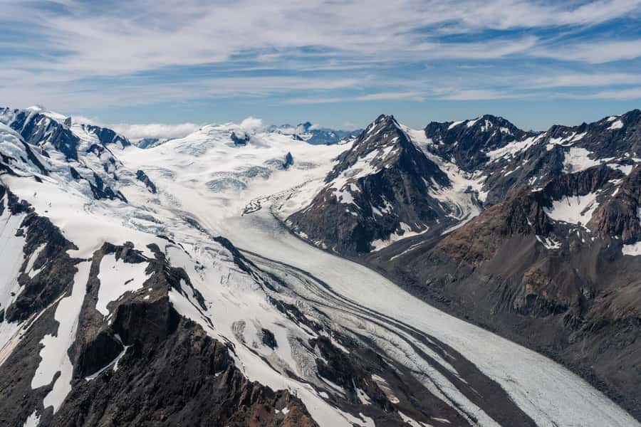 Franz Josef: 4-Glacier Helicopter Ride with 2 Landings - The big views: Mount Cook and the Southern Alps