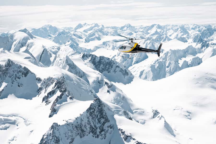 Franz Josef: The Grand Tour by Helicopter with Snow Landing - Three glaciers from one Franz Josef departure