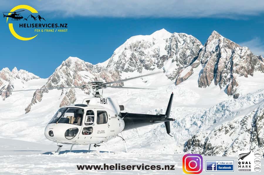 Franz Josef: The Grand Tour by Helicopter with Snow Landing - The Fox and Tasman glaciers broaden the view