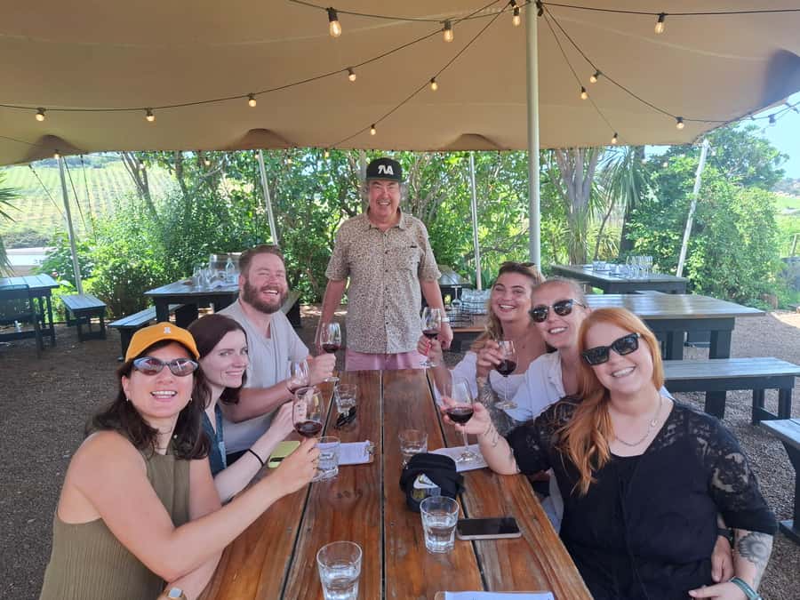 From Auckland: Waiheke Island Wine Cellar Tour - First vineyard, a quick start to the tasting day