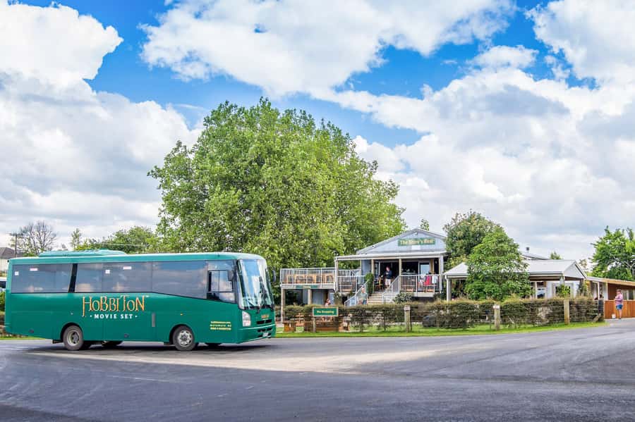From Matamata: Guided Hobbiton Experience with Bus Transfers - From Matamata i-SITE to the Shire