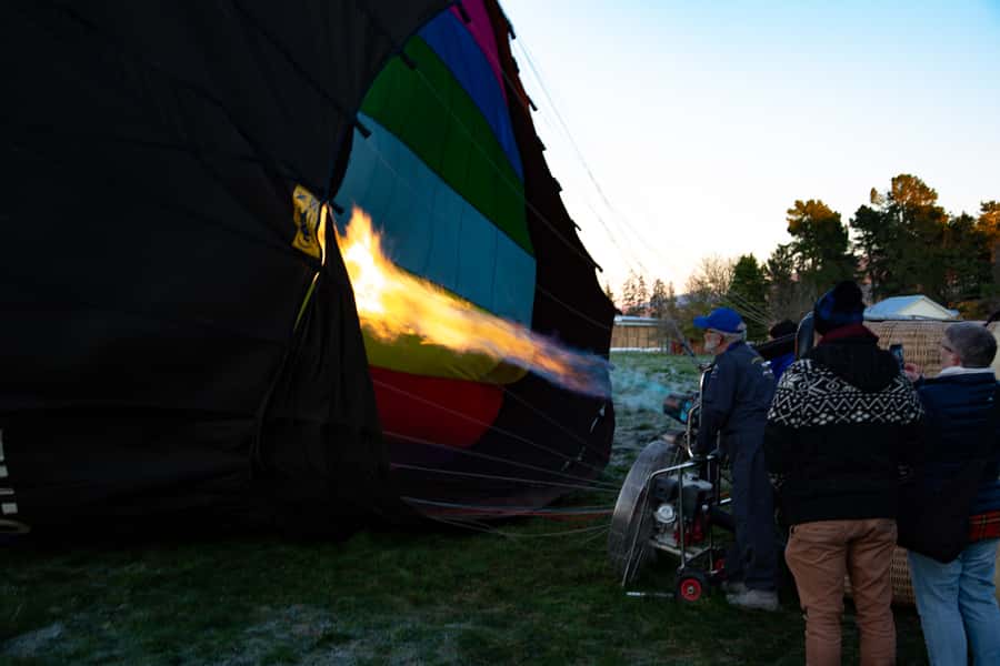 From Methven: Hot Air Balloon Flight in Canterbury with Wine - How weather can change the experience