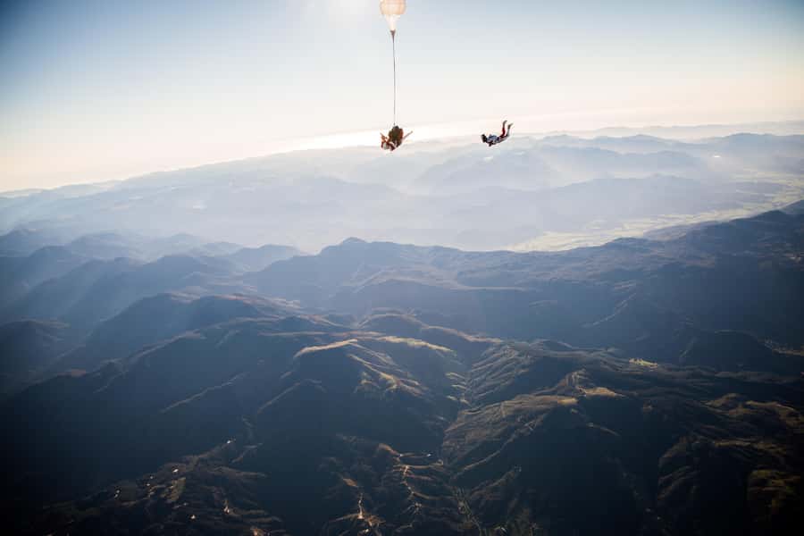 From Motueka: Abel Tasman Tandem Skydive Experience - The climb gives you time to see Abel Tasman