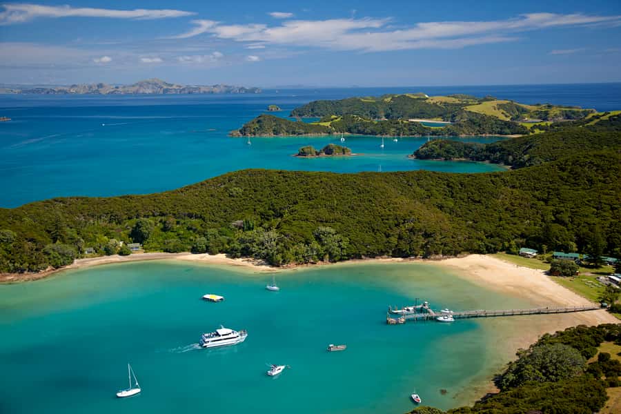 From Paihia: Full-Day Bay of Islands Cruise - Setting out from Paihia on the Cream Trip