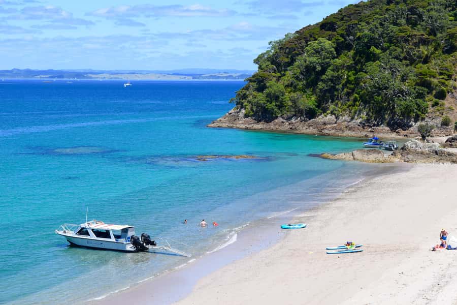 From Paihia: Scenic Cruise with Roberton Island Stopover - Cruising toward Cape Brett Lighthouse