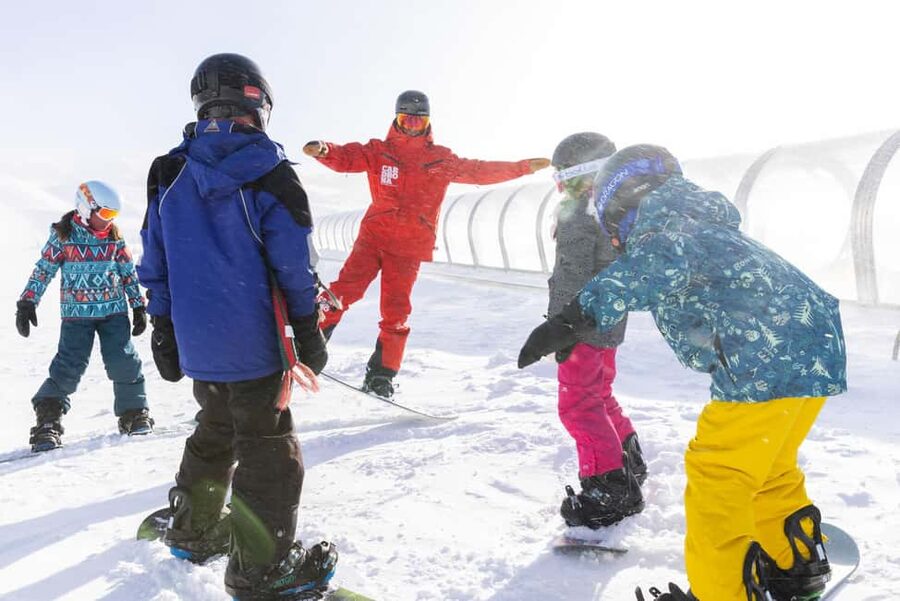 From Queenstown: Cardrona First Timer Ski or Snowboard - Getting fitted with skis or a snowboard