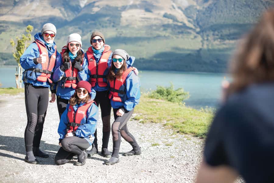 From Queenstown: Dart River Canoe & Jet Boat Day Trip - Switching from motor power to a Funyak