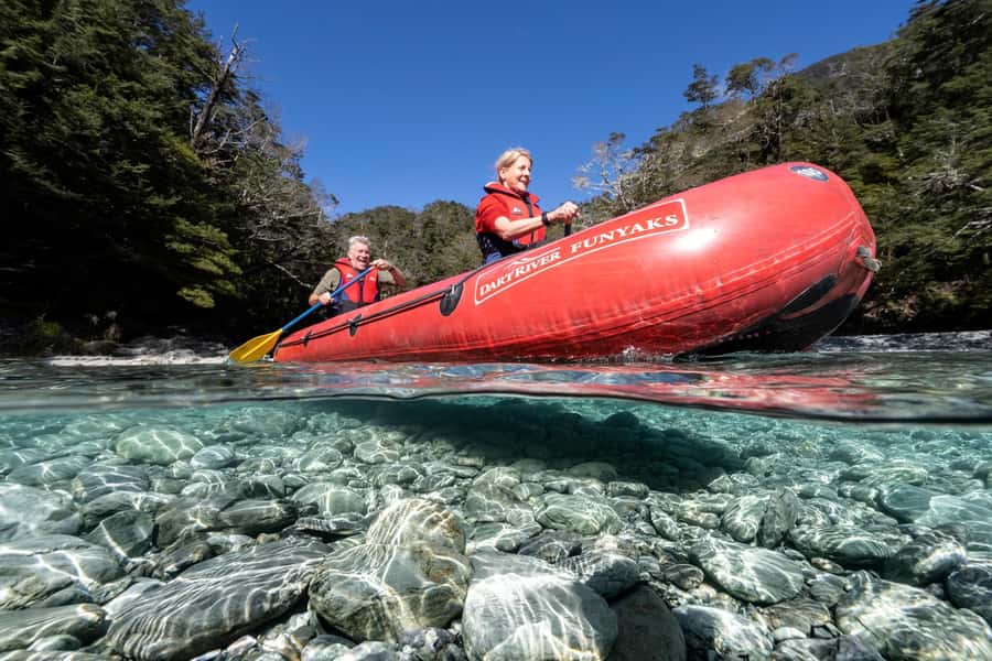 From Queenstown: Dart River Canoe & Jet Boat Day Trip - A proper picnic beside the river