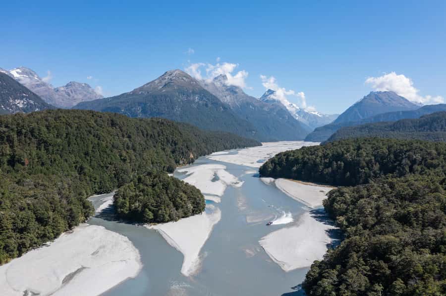 From Queenstown: Dart River Wilderness Jet Boat Experience - Racing upstream through Mt Aspiring National Park