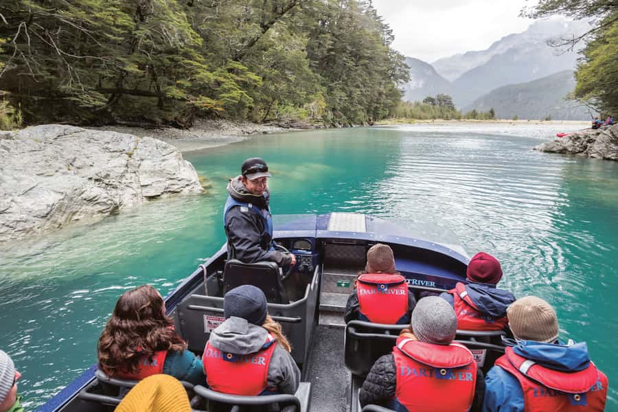From Queenstown: Dart River Wilderness Jet Boat Experience - The Queenstown to Glenorchy drive takes you halfway there